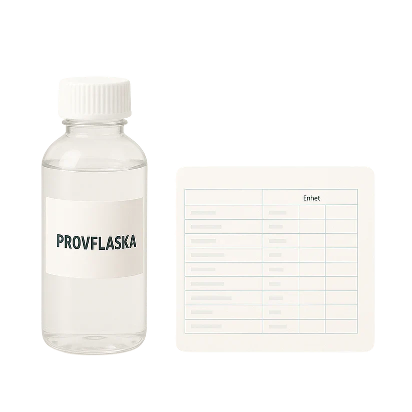 Vattenanalys Vattenprov Egen brunn Vattenfilter