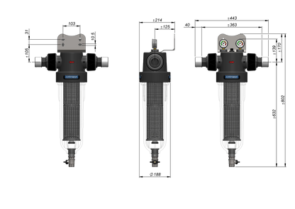 Cintropur Partikelfilter Egen Brunn Mått