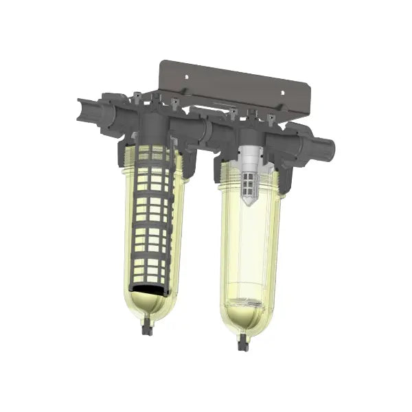 Bild på Vattenfilter NW25 Kombifilter för egen brunn, Ett partikelfilter och ett Kolfilter från Cintropur