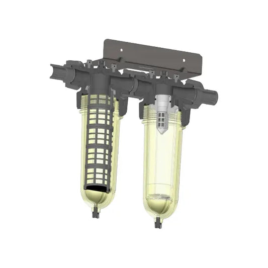 Bild på Vattenfilter NW25 Kombifilter för egen brunn, Ett partikelfilter och ett Kolfilter från Cintropur