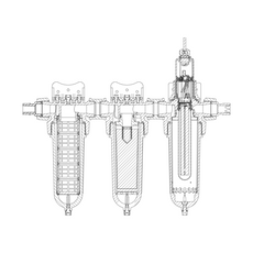 Vattenfilter NW25 Trio UV 25W (Partikel+Kol+UV)